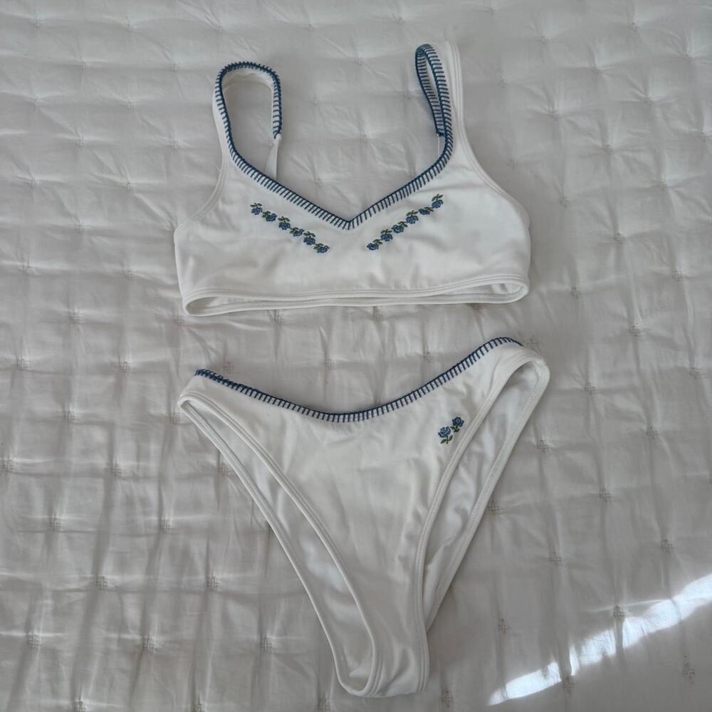 Pacsun White Bikini - Size M bottom /Small Top